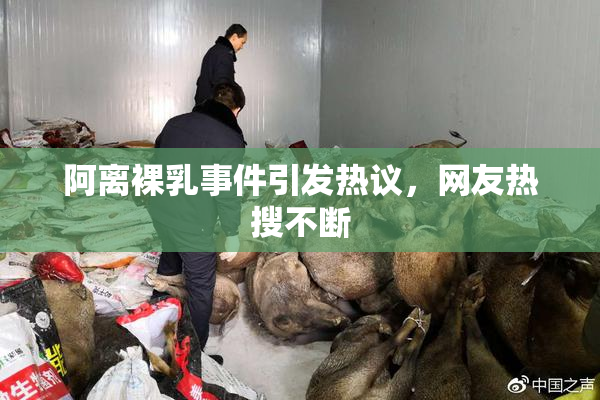 阿离裸乳事件引发热议，网友热搜不断