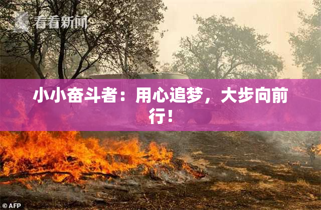 小小奋斗者：用心追梦，大步向前行！