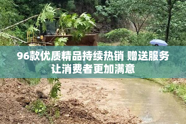 96款优质精品持续热销 赠送服务让消费者更加满意