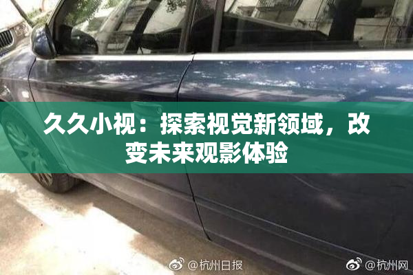 久久小视：探索视觉新领域，改变未来观影体验