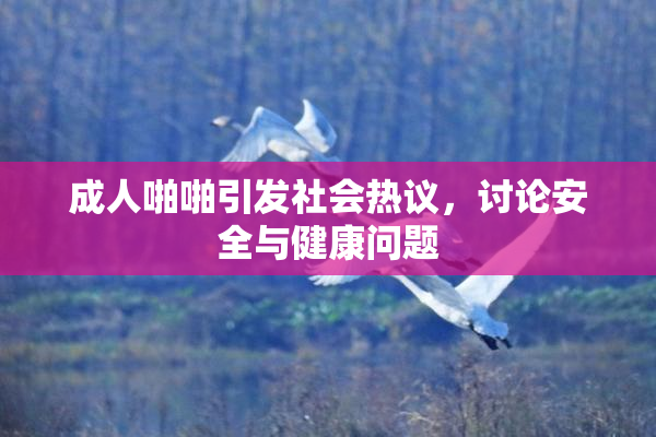 成人啪啪引发社会热议，讨论安全与健康问题