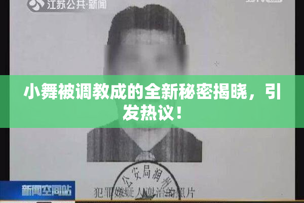 小舞被调教成的全新秘密揭晓，引发热议！