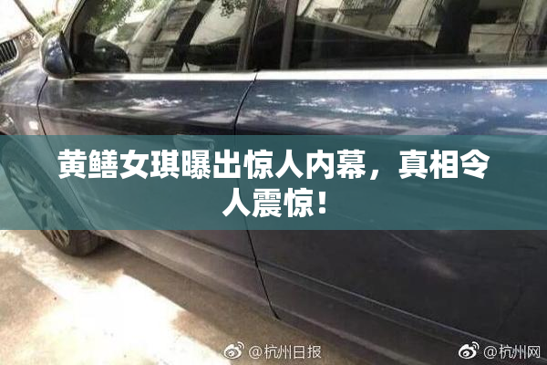 黄鳝女琪曝出惊人内幕，真相令人震惊！