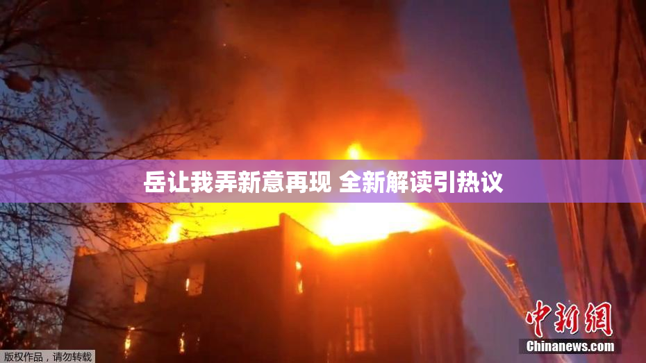 岳让我弄新意再现 全新解读引热议