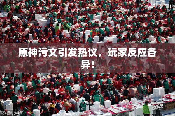 原神污文引发热议，玩家反应各异！