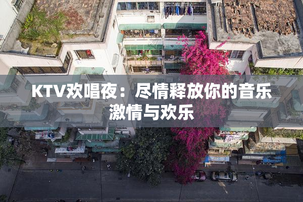 KTV欢唱夜：尽情释放你的音乐激情与欢乐