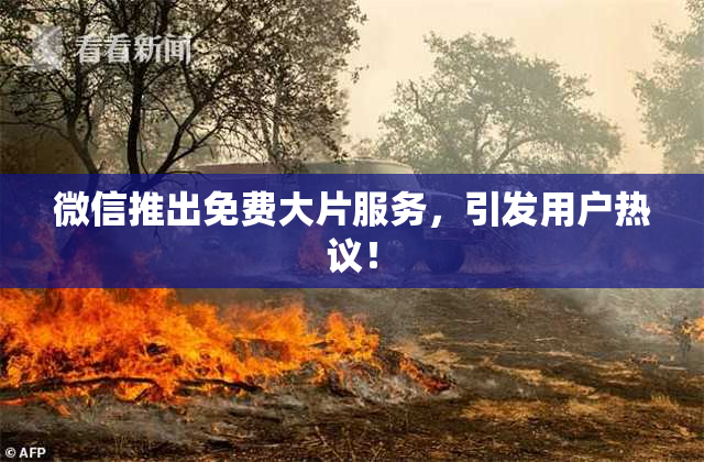 微信推出免费大片服务，引发用户热议！