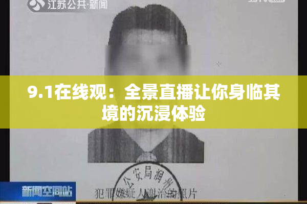 9.1在线观：全景直播让你身临其境的沉浸体验