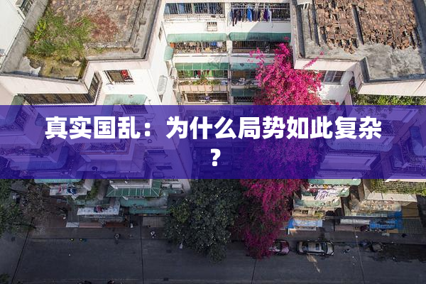 真实国乱：为什么局势如此复杂？