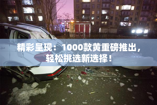 精彩呈现：1000款黄重磅推出，轻松挑选新选择！