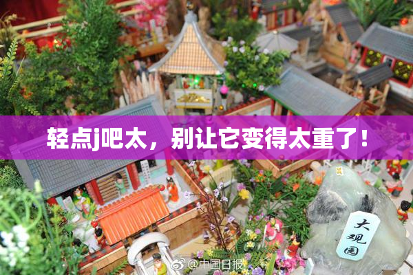 轻点j吧太，别让它变得太重了！