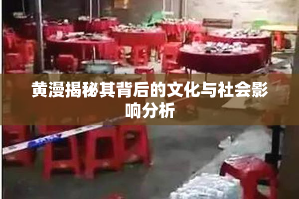 黄漫揭秘其背后的文化与社会影响分析