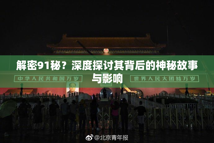 解密91秘？深度探讨其背后的神秘故事与影响