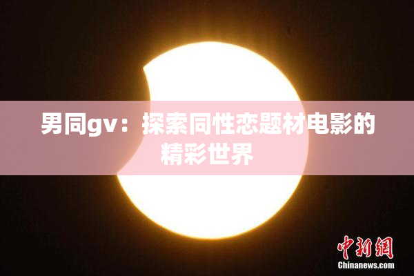 男同gv：探索同性恋题材电影的精彩世界