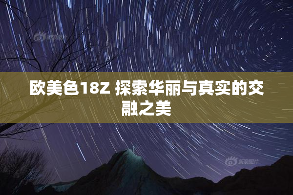 欧美色18Z 探索华丽与真实的交融之美