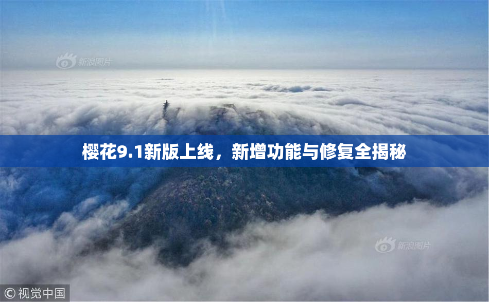 樱花9.1新版上线，新增功能与修复全揭秘