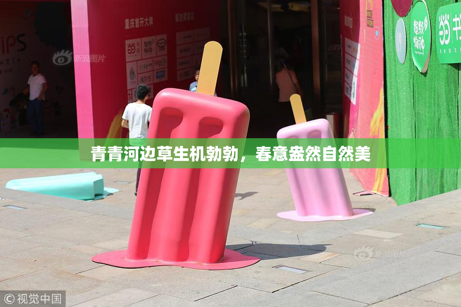 青青河边草生机勃勃，春意盎然自然美