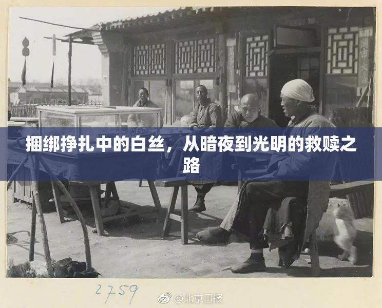 捆绑挣扎中的白丝，从暗夜到光明的救赎之路