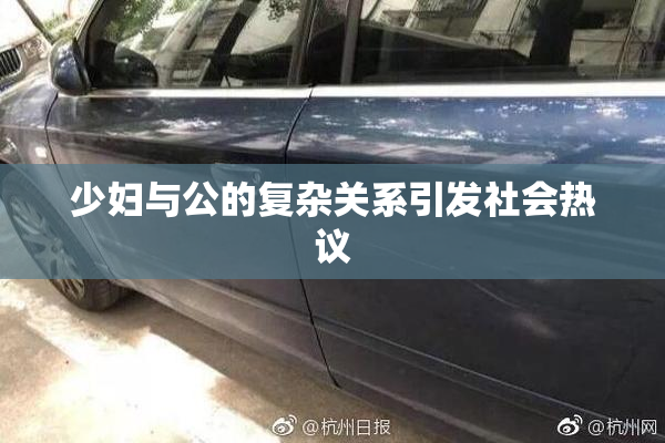 少妇与公的复杂关系引发社会热议