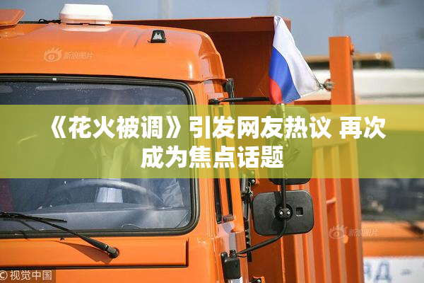 《花火被调》引发网友热议 再次成为焦点话题