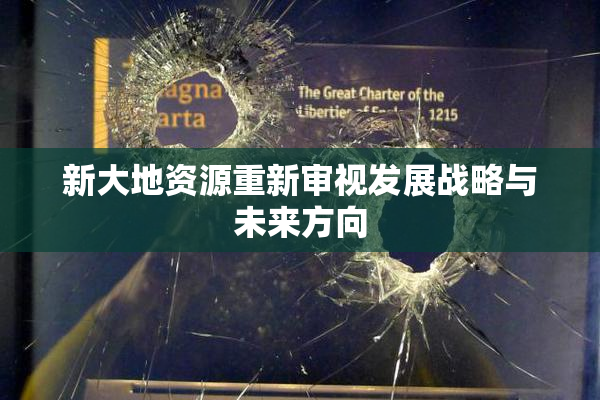 新大地资源重新审视发展战略与未来方向