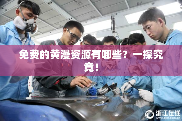 免费的黄漫资源有哪些？一探究竟！