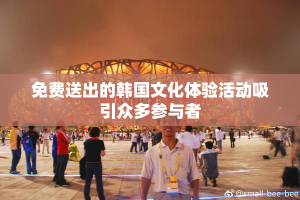 免费送出的韩国文化体验活动吸引众多参与者