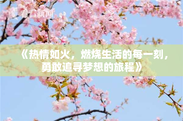 《热情如火，燃烧生活的每一刻，勇敢追寻梦想的旅程》