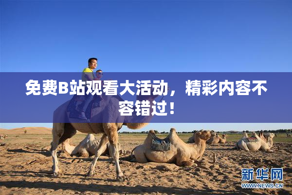 免费B站观看大活动，精彩内容不容错过！