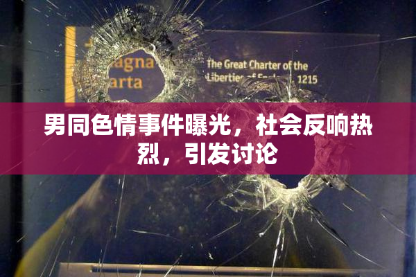 男同色情事件曝光，社会反响热烈，引发讨论