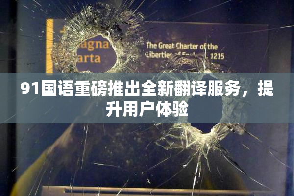 91国语重磅推出全新翻译服务，提升用户体验