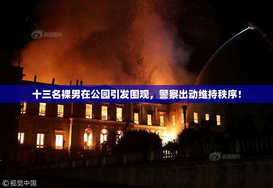 十三名裸男在公园引发围观，警察出动维持秩序！
