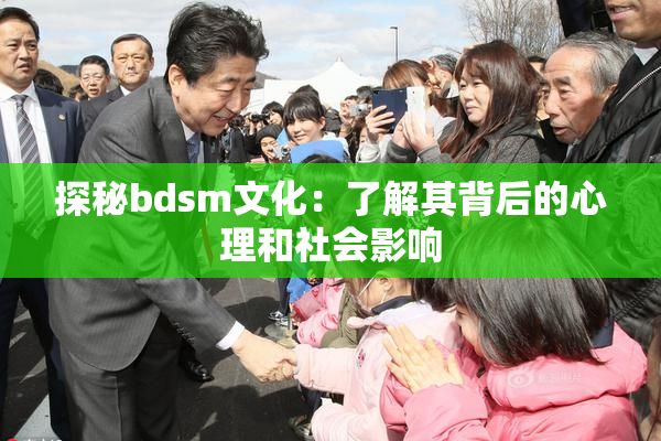 探秘bdsm文化：了解其背后的心理和社会影响