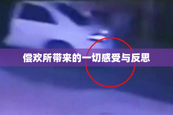 偿欢所带来的一切感受与反思