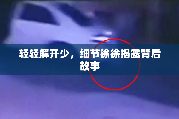 轻轻解开少，细节徐徐揭露背后故事