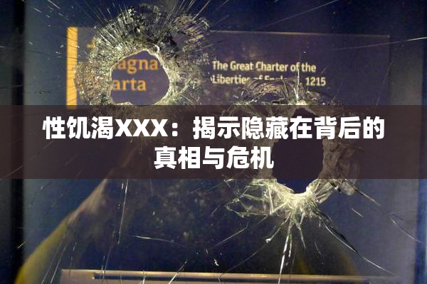 性饥渴XXX：揭示隐藏在背后的真相与危机