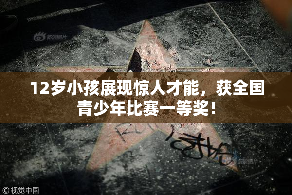 12岁小孩展现惊人才能，获全国青少年比赛一等奖！