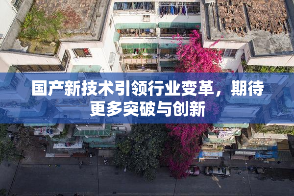 国产新技术引领行业变革，期待更多突破与创新