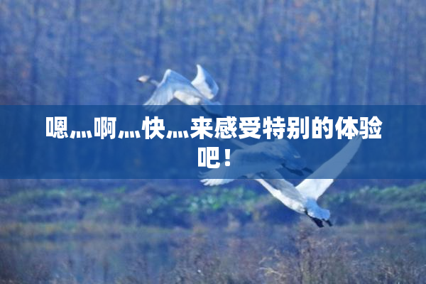 嗯灬啊灬快灬来感受特别的体验吧！