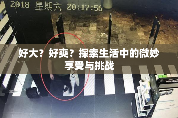 好大？好爽？探索生活中的微妙享受与挑战