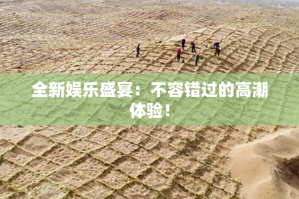全新娱乐盛宴：不容错过的高潮体验！