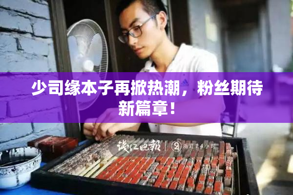 少司缘本子再掀热潮，粉丝期待新篇章！