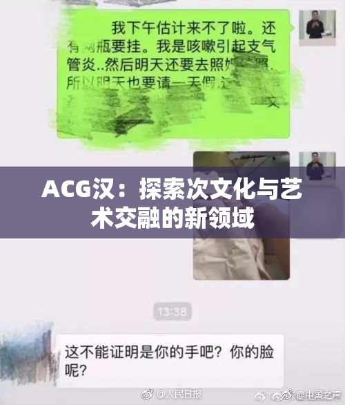 ACG汉：探索次文化与艺术交融的新领域