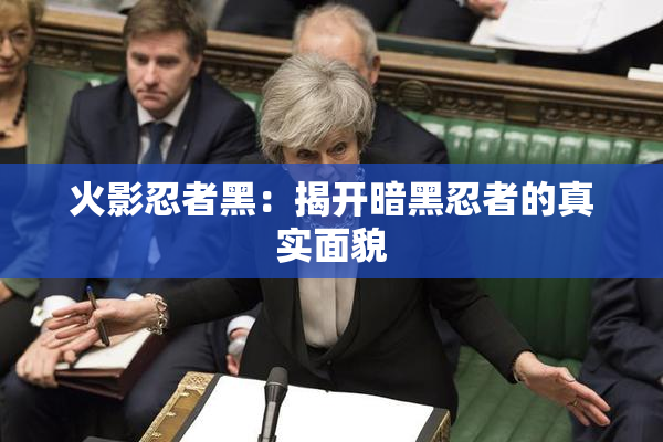 火影忍者黑：揭开暗黑忍者的真实面貌