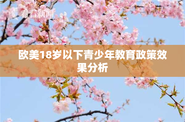 欧美18岁以下青少年教育政策效果分析