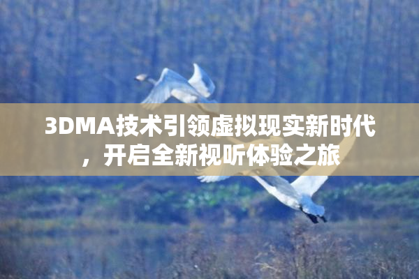 3DMA技术引领虚拟现实新时代，开启全新视听体验之旅