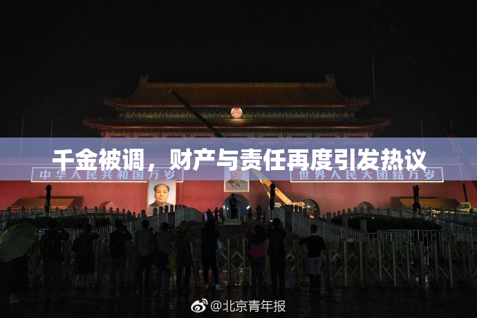 千金被调，财产与责任再度引发热议