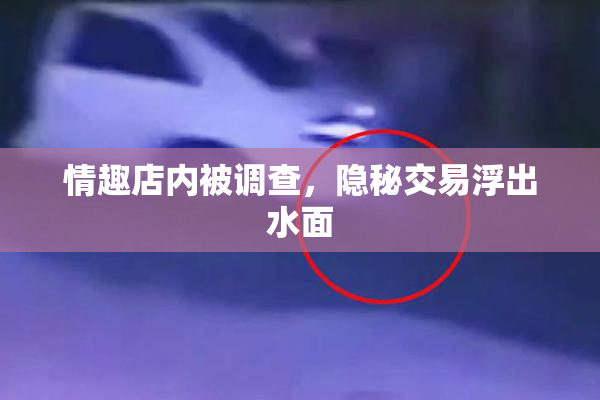 情趣店内被调查，隐秘交易浮出水面