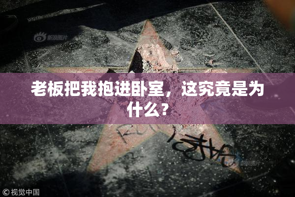 老板把我抱进卧室，这究竟是为什么？
