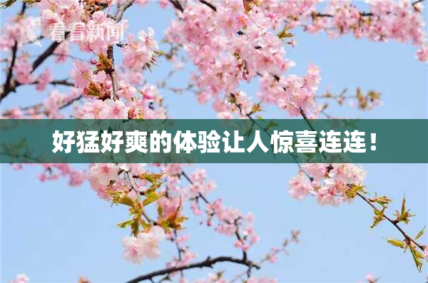 好猛好爽的体验让人惊喜连连！